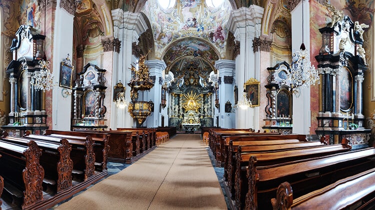 Innenansicht der Basilika Mariatrost